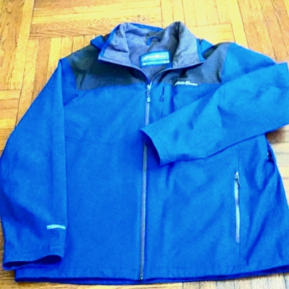 Eddie Bauer All-Mountain Stretch Jacket Men's X-Large True Blue, S-XL